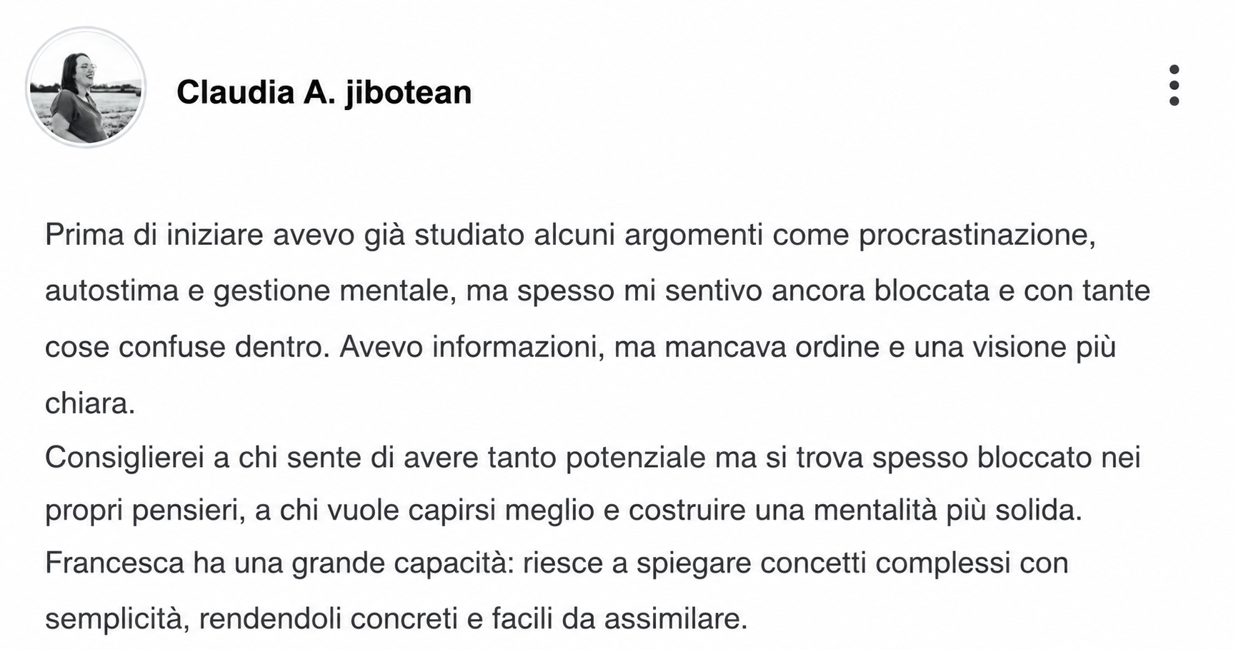Recensione Claudia